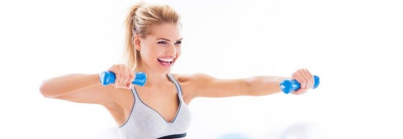 Exercise to increase the volume of the bust at home